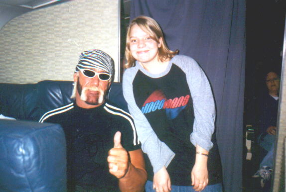 Jennifer with Hulk Hogan